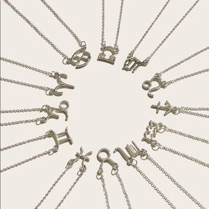 3/$30 🤍 Horoscope Zodiac Sign Necklace